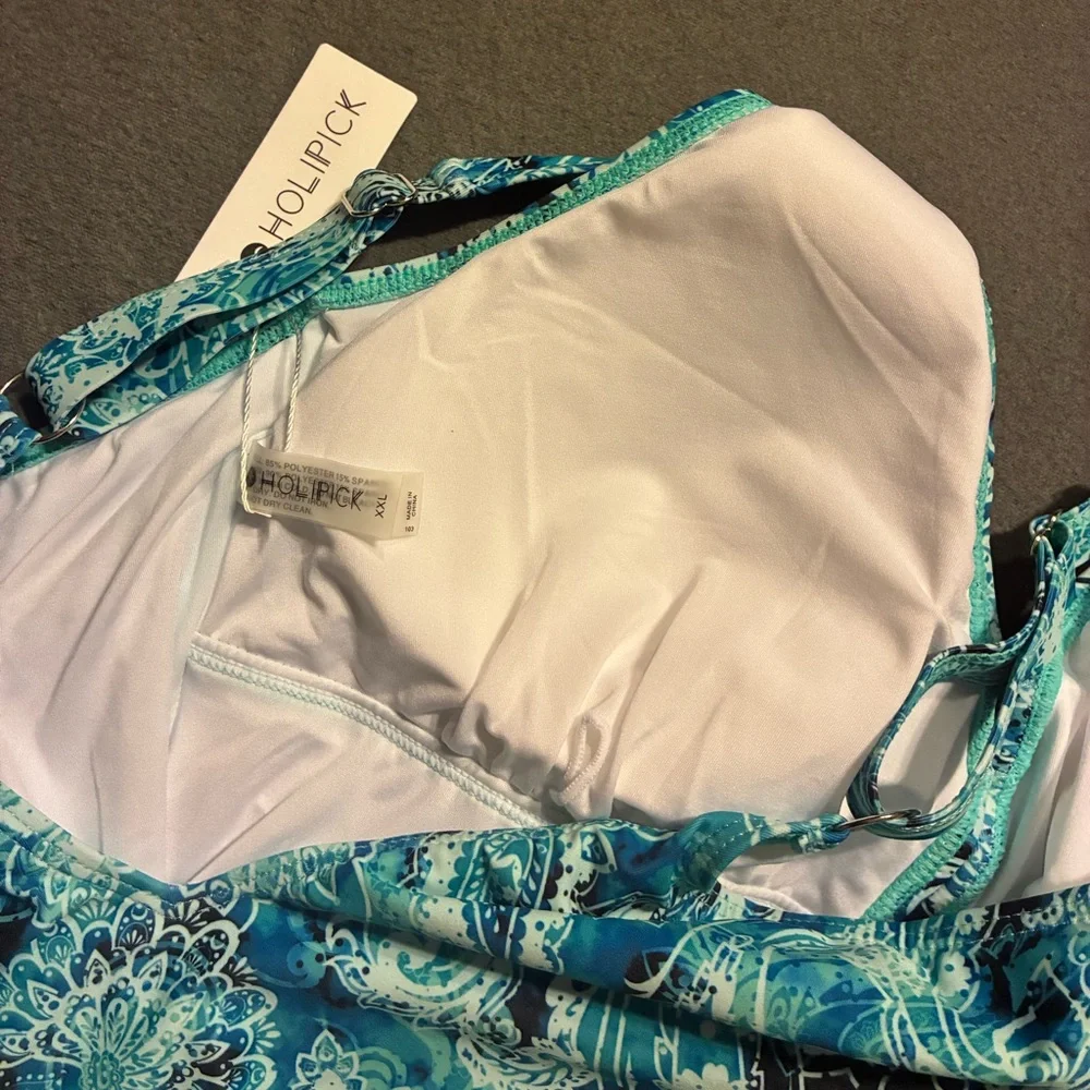 NWT Holipick Paisley One-Piece Swimsuit